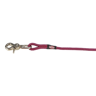 Trixie Hondenriem Sleeplijn Rond 10m Sangria Rood 0,6cm