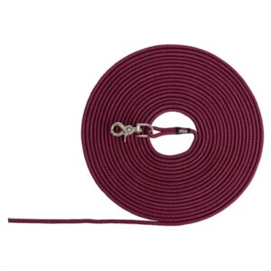 Trixie Hondenriem Sleeplijn Rond 15m Sangria Rood 0,6 cm