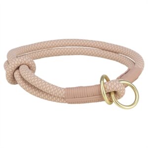 Trixie Halsband Hond Soft Rope Halfslip 25x0,6 cm Roze/Lichtroze