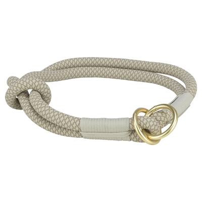 Trixie Halsband Hond Soft Rope Halfslip Lichtgrijs 25x0,6 CM