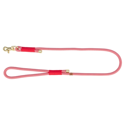Trixie Hondenriem Soft Rope Rood / Creme 120x0,6 CM