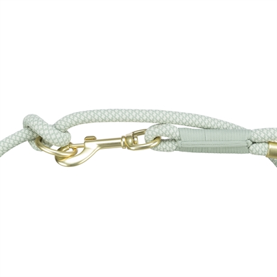 Trixie Hondenriem Soft Rope Verstelbaar 200x1,3 cm Salie/Mintgroen