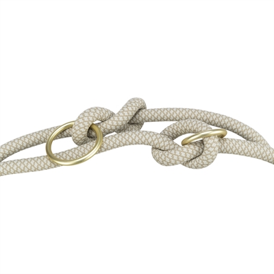 Trixie Hondenriem Soft Rope Verstelbaar 200x1,3 cm Grijs/Lichtgrijs