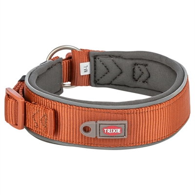 Trixie Halsband Hond Extra Breed Roest/Grafiet 27-35x2,5 cm