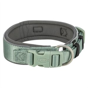 Trixie Halsband Hond Extra Breed Salie/Grafiet Grijs 40-48x4 cm