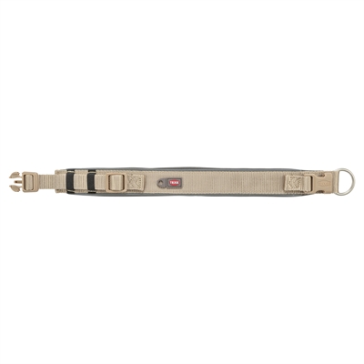 Trixie Halsband Hond Extra Breed Zand/Grafiet 33-42x3,5 cm