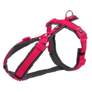 Trixie Hondentuig Trekking Fuchsia/Grafiet 32-38x1,3 cm