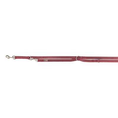 Trixie Hondenriem Verstelbaar Sangria Rood 200x1,5 cm