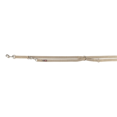 Trixie Hondenriem Verstelbaar Zand Taupe 200x1 cm