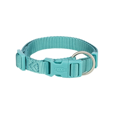 Trixie Halsband Hond Premium Aqua Blauw 22-35x1 CM