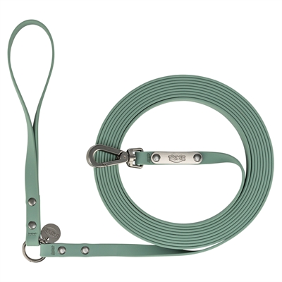 Trixie Hondenriem Sleeplijn Citystyle Pvc Salie 10 Mtr