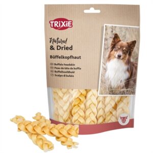 Trixie Gevlochten Buffelkophuid 12 cm 6x200 gr