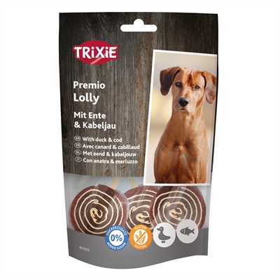Trixie Premio Lolly Eend en Kabeljauw 80 GR