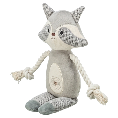 Trixie Wasbeer Pluche 33 cm 2 st hondenknuffel