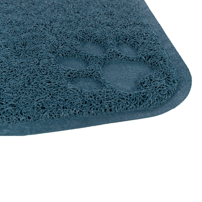 Trixie Schoonloopmat Kattenbak PVC Blauw 45x37 cm