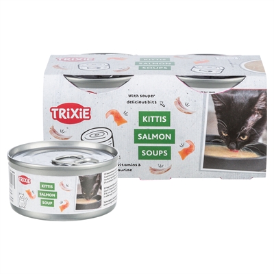 Trixie Soup Met Kip En Zalm 4x4x80 GR