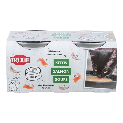 Trixie Soep Met Kip En Zalm 4x80 GR