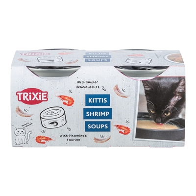 Trixie Soep met Kip en Garnalen 4x80 gr