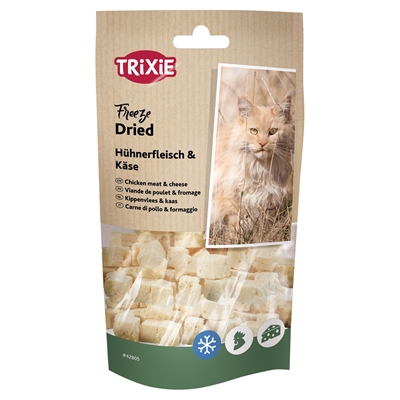 Trixie Gevriesdroogde Kippenvlees en Kaas 6x25 GR