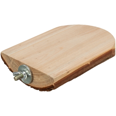 Trixie Platform Schorshout 15x10 CM met Schroefbevestiging