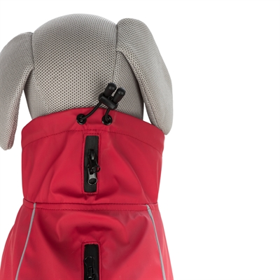 Trixie Regenjas Hond Vimy Rood 62 cm, Buik 78-82 cm