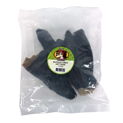 Petsnack Buffalo Oren met Haar 4 stuks