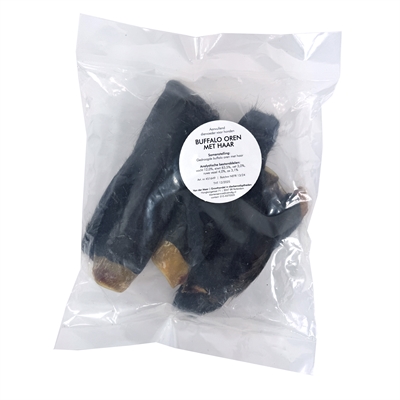 Petsnack Buffalo Oren met Haar 4 stuks