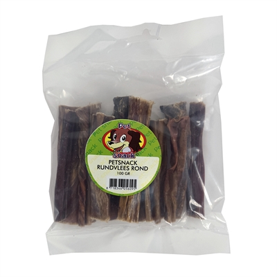 Petsnack Rundvlees Keelpit Rond 100 GR