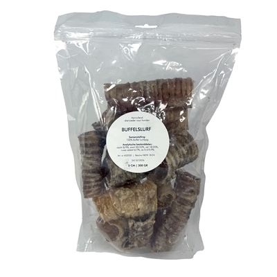 Petsnack Buffelslurf 5 cm 300 gr - Gedroogde hondensnack