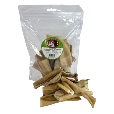 Petsnack Runderkophuid 15 CM 300 GR