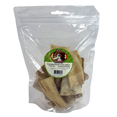 Petsnack Runderkophuid 15 cm 300 gr Kauwsnack voor Honden