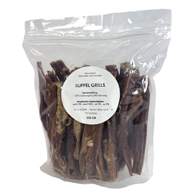 Petsnack Buffel Grills 250 GR - Gedroogde kauwsnacks voor honden