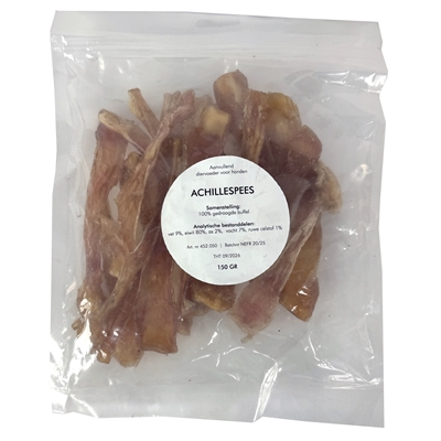 Petsnack Achillespees 150 GR - Gedroogde kauwsnack voor honden