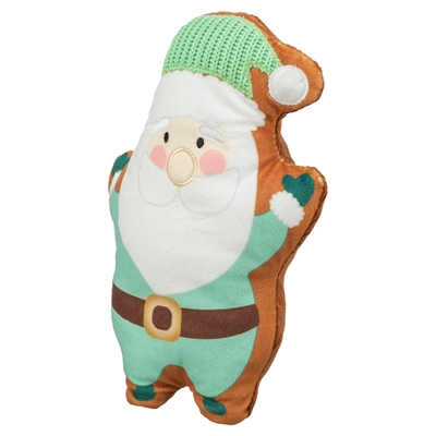 Trixie Xmas Kerstman Pluche Groen 22 cm hondenspeelgoed