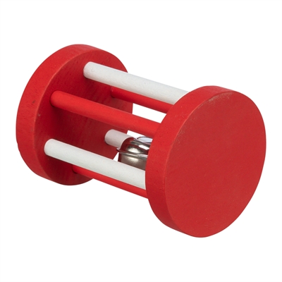 Trixie Xmas Speelrol Hout Met Bel 7x5x5 CM