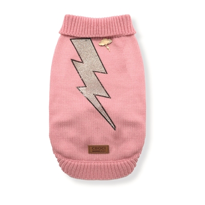 Croci Hondentrui Thunder Bliksemschicht Roze 35 CM