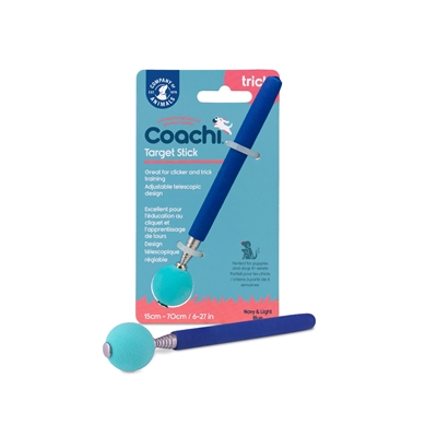 The Company of Animals Coachi Target Stick Blauw 15-70 CM