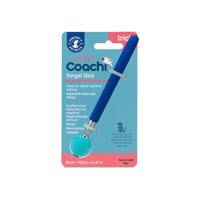 The Company of Animals Coachi Target Stick Blauw 15-70 CM