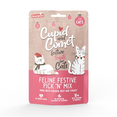 Cupid & Comet Feline Festive Pick 'n Mix Snacks 180 GR