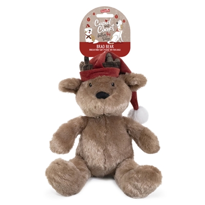 Cupid & Comet Hondenknuffel Kerstbeer Brad 29x16 cm