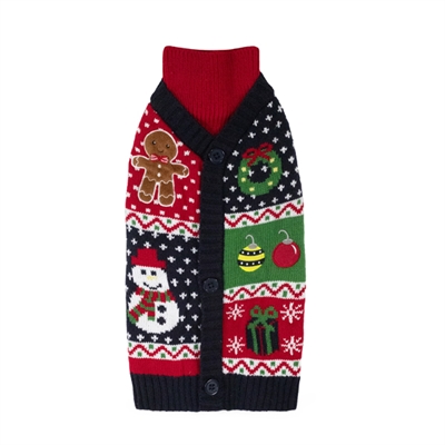 Cupid & Comet Kerstpakket voor Honden 43 cm met Trui, Speeltje en Snacks