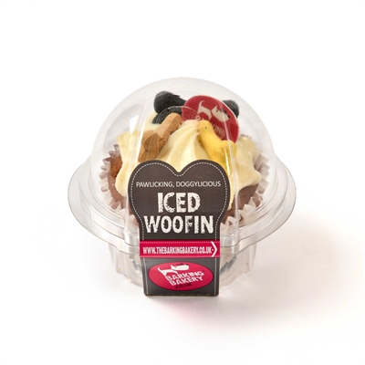 The Barking Bakery Vanilla Woofin 100g met Vanille Glazuur
