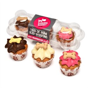The Barking Bakery Mini Iced Woofins 3 smaken voor honden