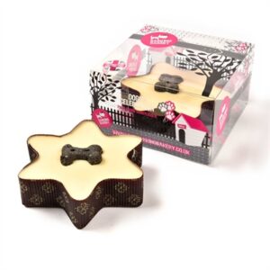 The Barking Bakery Pawty Cake Ster Wit voor honden