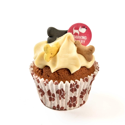 The Barking Bakery Carob Woofin Geel Glazuur 100g