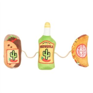 Fuzzyard 3 Fiesta Aan Touw Met Catnip Pluche 15x6 CM