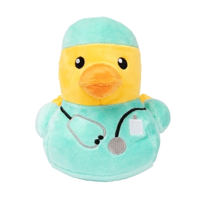 Fuzzyard Duck Ducktor Pluche 16x15x17 CM