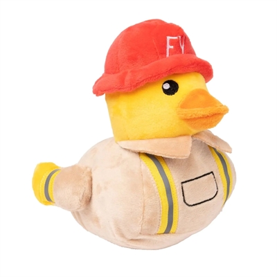 Fuzzyard Duck Firequacker Pluche Hondenspeeltje 16x15x18,5 CM