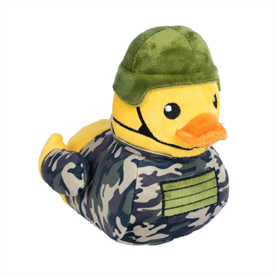 Fuzzyard Duck Commanduck Pluche Hondenspeeltje 16x15x17 CM