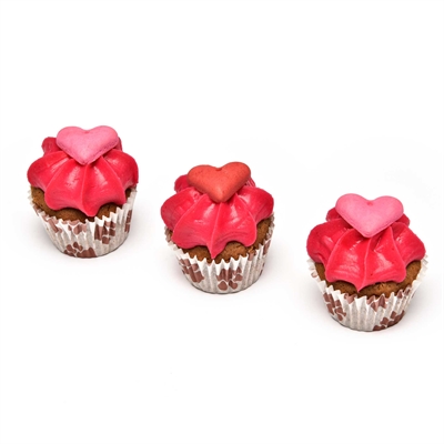 The Barking Bakery Woof You Valentine Mini Iced Woofins Trio